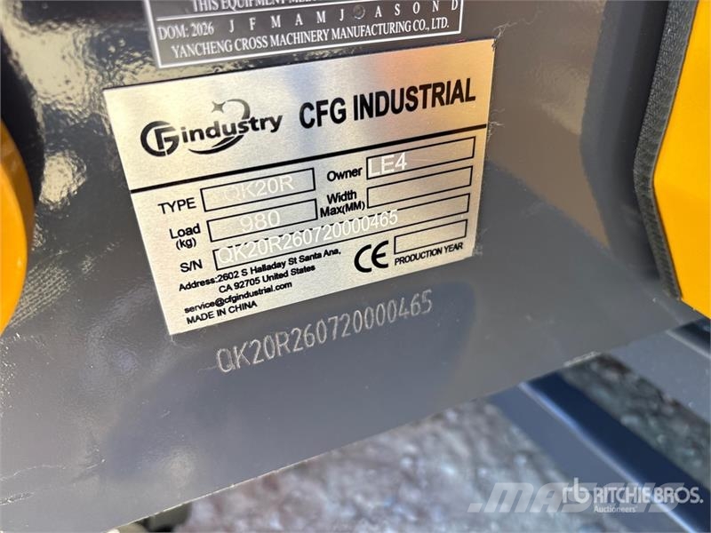 CFG QK20R Mini Excavator (Unused) Εκσκαφάκι (διαβολάκι) < 7t