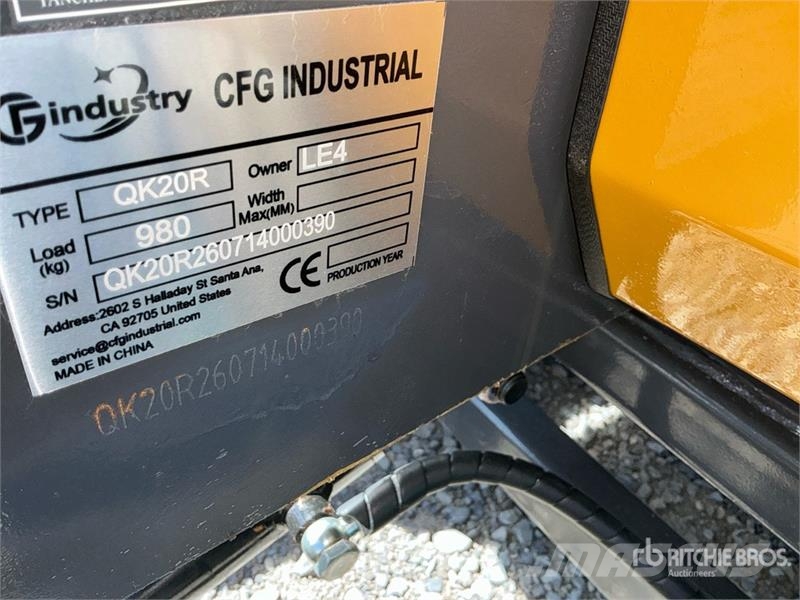 CFG QK20R Mini Excavator (Unused) Miniexcavadoras