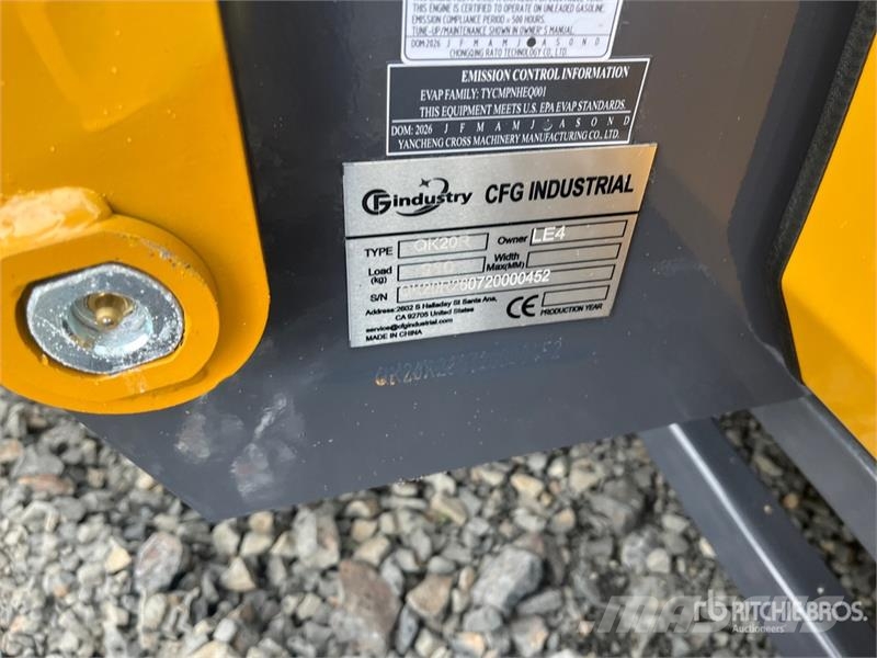CFG QK20R Mini Excavator (Unused) Mini excavators < 7t