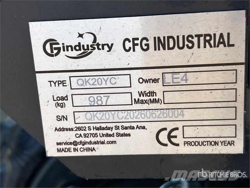 CFG QK20Y-C Mini Excavator (Unused) Minikaivukoneet < 7t