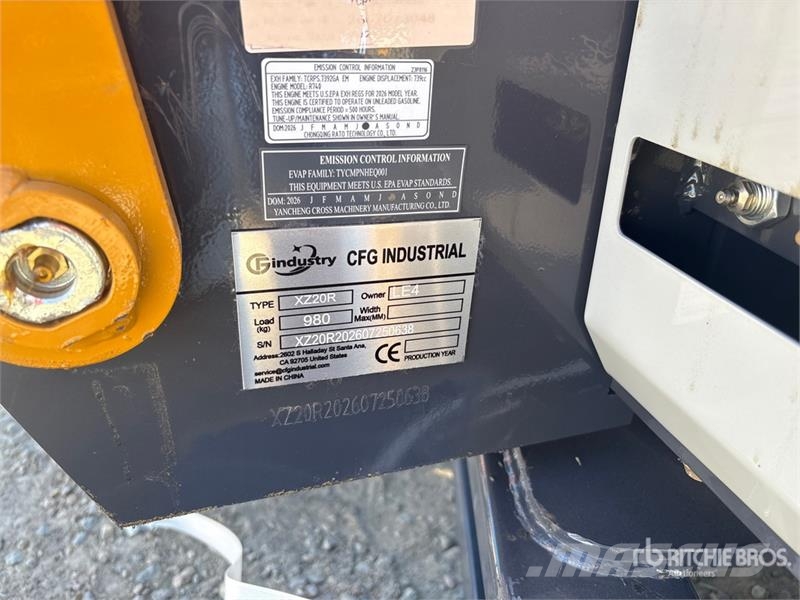 CFG XZ20R Mini Excavator (Unused) Mini excavators < 7t (Mini diggers)