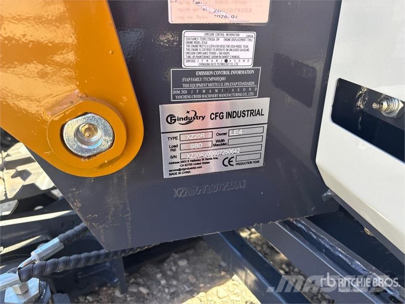CFG XZ20R Mini Excavator (Unused) Mini excavators < 7t (Mini diggers)