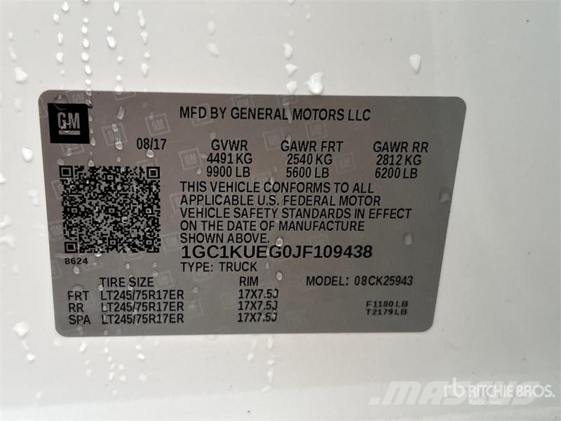 Chevrolet 2500HD 4x4 Crew Cab Pickup Citi