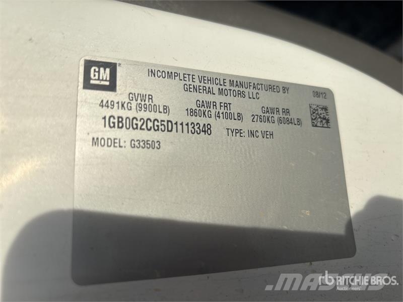 Chevrolet 3500 4x2 Utility Truck Furgonetas caja abierta