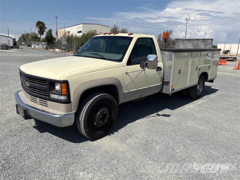 Chevrolet C3500 4x2 Utility Truck Pickup/planbiler