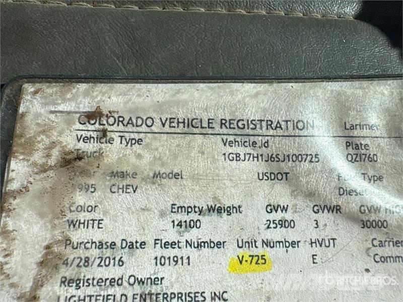 Chevrolet C70 Wywrotki