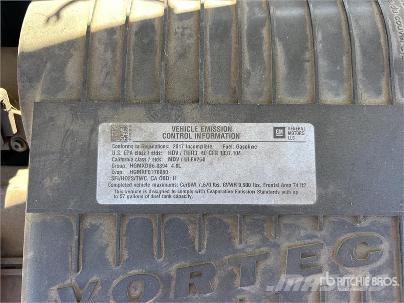 Chevrolet Express 3500 ボックスボディー、ウイング、箱車