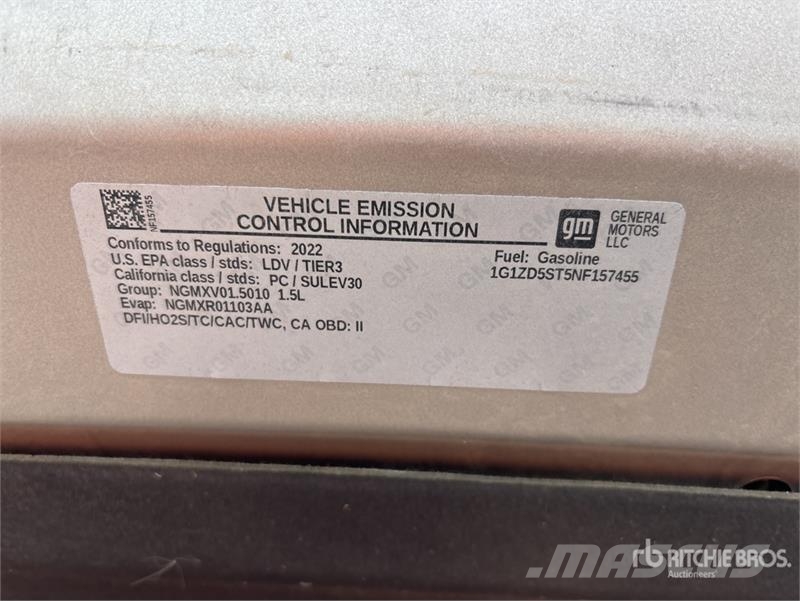 Chevrolet Malibu Kistehergépjárművek