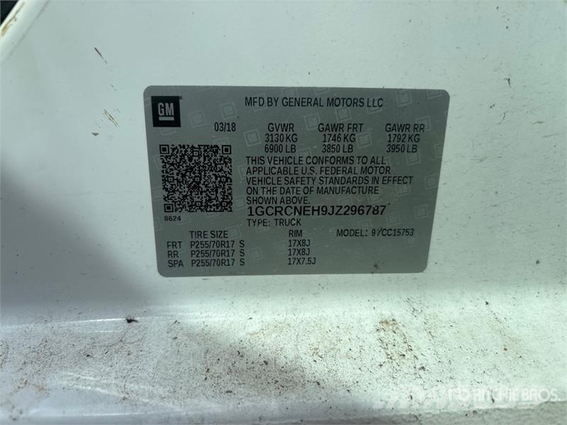 Chevrolet Silverado 1500 4x2 Extended Cab Pickup (Inoperable Muu