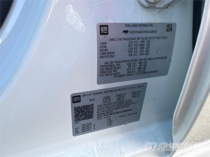 Chevrolet Silverado 1500 4x4 Crew Cab Pickup Інше
