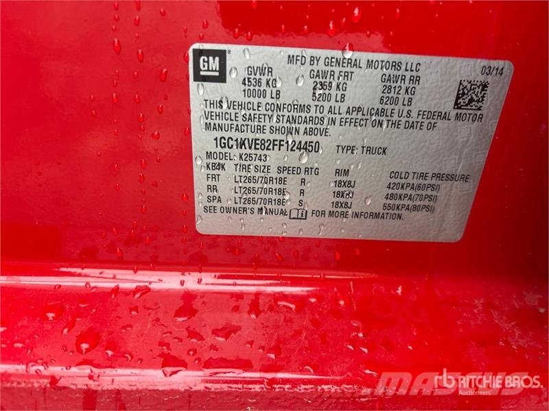 Chevrolet Silverado 2500HD 4x4 Crew Cab Pickup Drugi