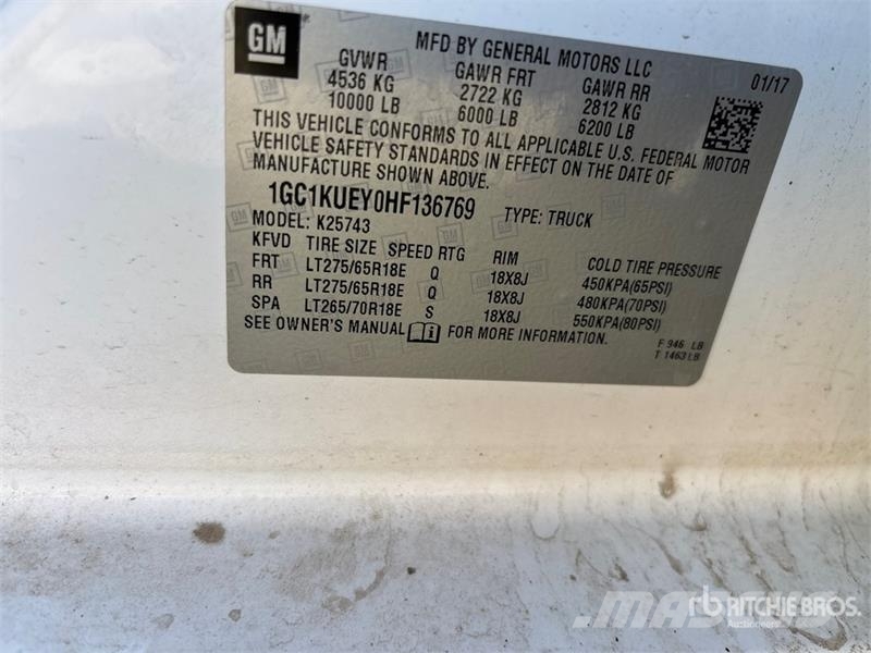 Chevrolet Silverado 2500HD 4x4 Crew Cab Pickup Other
