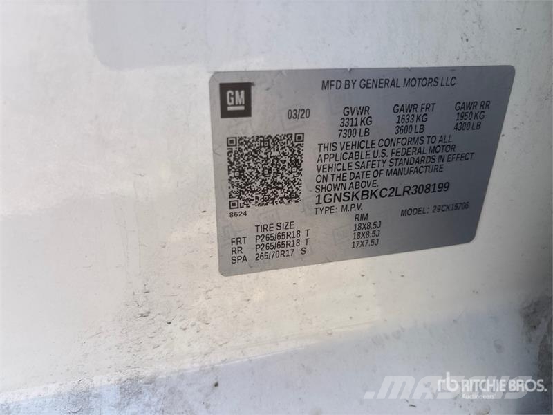 Chevrolet Tahoe 4WD SUV Cars