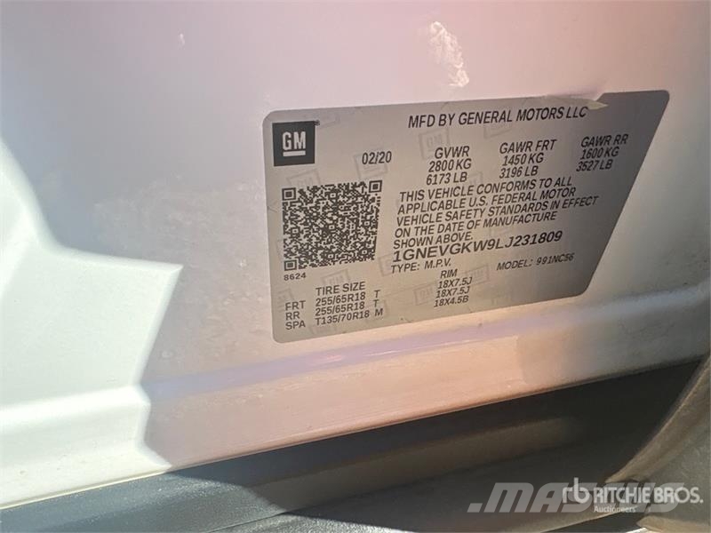 Chevrolet Traverse LT AWD SUV Kistehergépjárművek