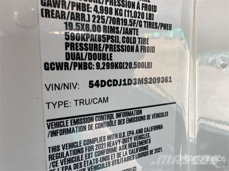 Chevrolet W4500 Camiões basculantes
