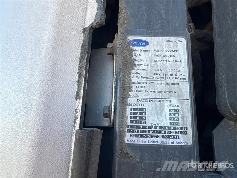 CIMC 1RMR50.5 51 ft x 102 in T/A Refrigerated Trailer Hladilne polprikolice