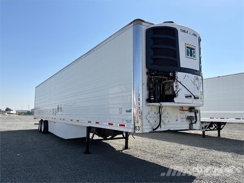 CIMC 53 ft x 102 in T/A Refrigerated Trailer نصف مقطورات بدرجة حرارة قابلة للضبط