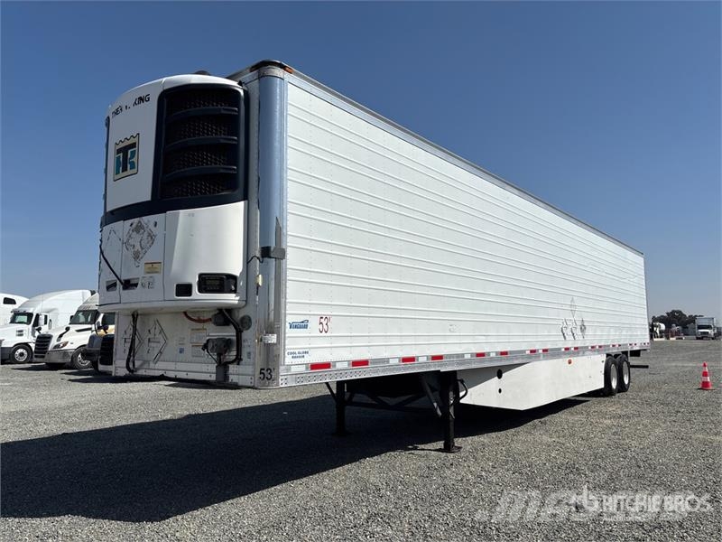 CIMC 53 ft x 102 in T/A Refrigerated Trailer نصف مقطورات بدرجة حرارة قابلة للضبط