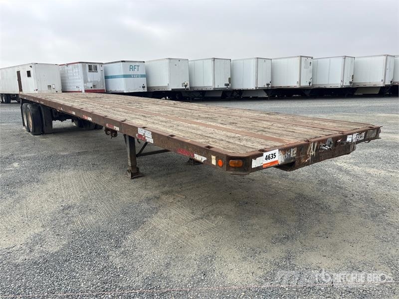 Clark 40 ft T/A Flatbed Trailer Lavaperävaunut