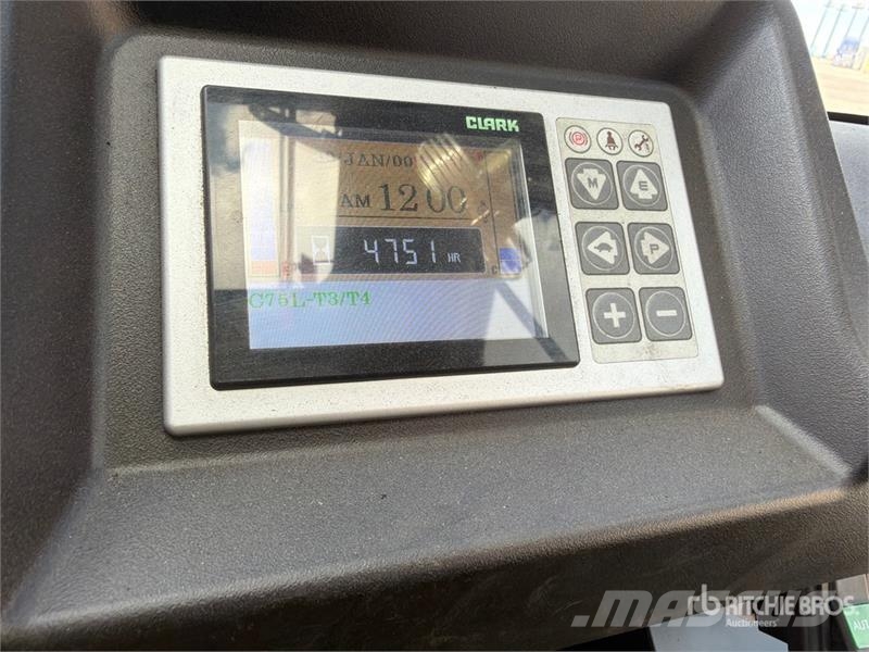 Clark C75L 11900 lb Cushion Tire Forklift フォークリフト - その他
