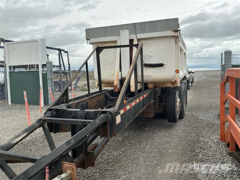Clement 18 ft Quad/A Demolition Pup Dump Trailer Remorci basculante