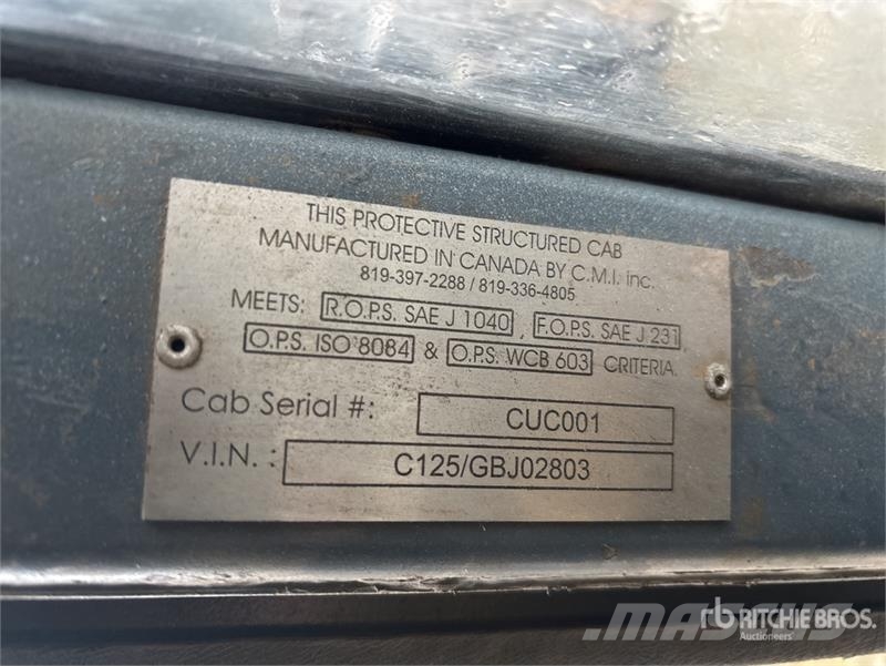 CMI C125 Tracked Mulcher Tractor 林業覆蓋機