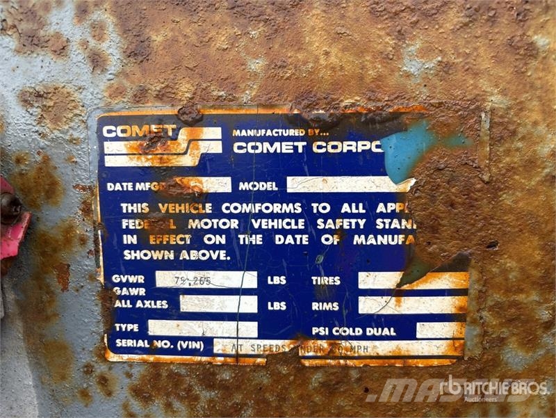 Comet 40 ft x 96 in T/A Van Trailer Przyczepy ze skrzynią zamkniętą