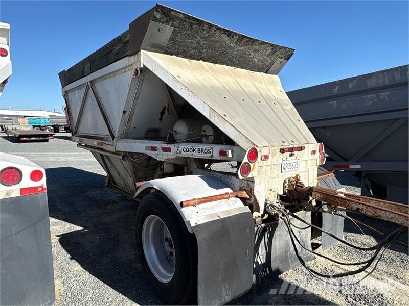 Cook 20 ft S/A Lead Belly Dump Trailer Remorque benne