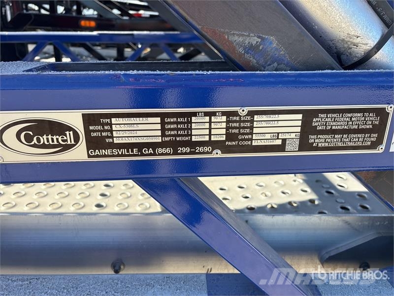 Cottrell Hydrogen T/A 8 Car Open Car Carrier Trailer Autotreileri