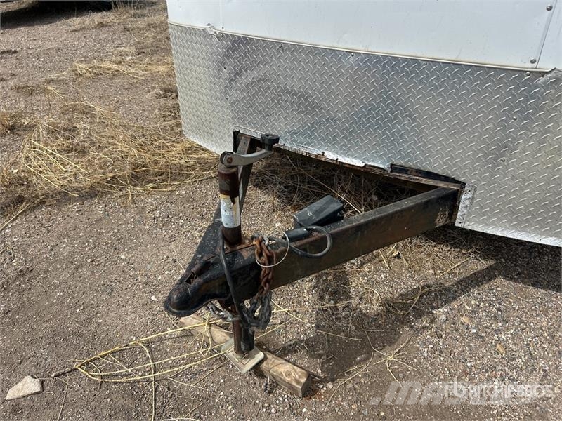  Covered Wagon CW7X16TA3 16 ft T/A With Misc Spray  مقطورات ذات هيكل صندوقي