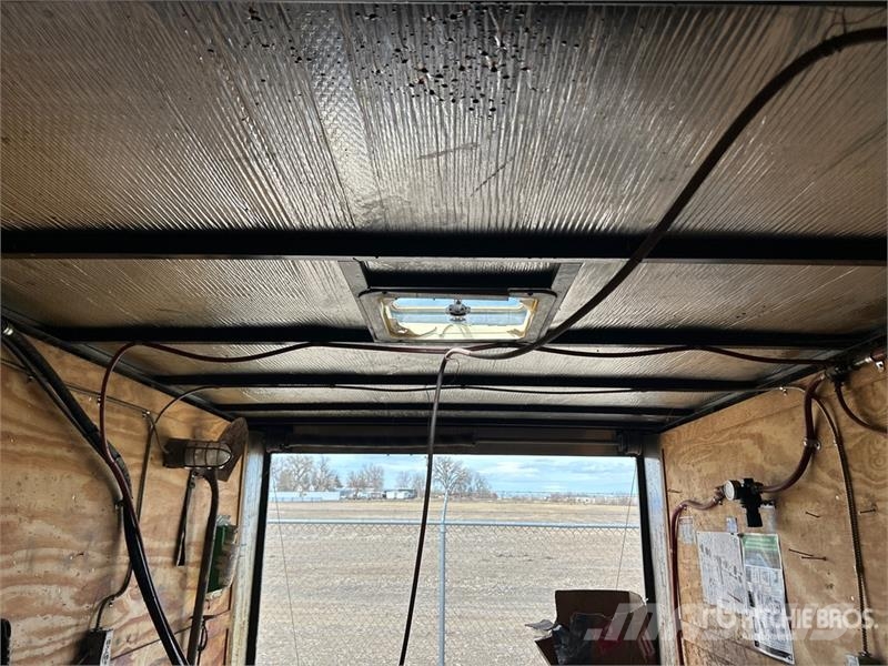  Covered Wagon CW7X16TA3 16 ft T/A With Misc Spray  مقطورات ذات هيكل صندوقي