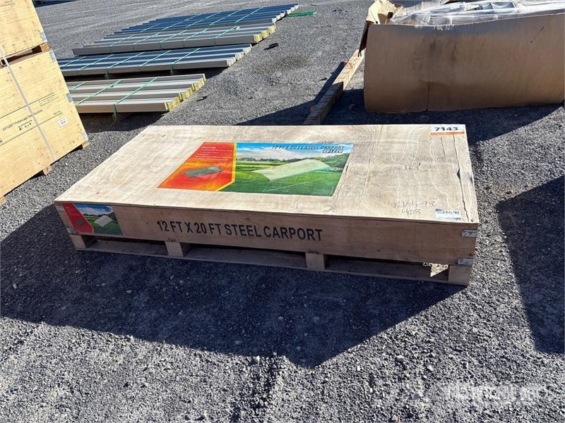 CP1220 12 ft x 20 ft Carport (Unused) Konstrukcje stalowe
