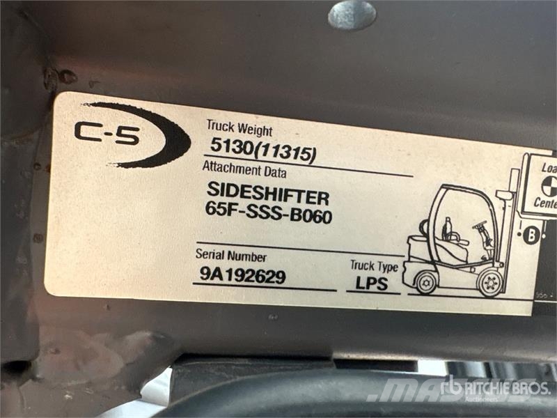 Crown C51050-65 4800 lb Cushion Tire Forklift 堆高機(叉車)-其他