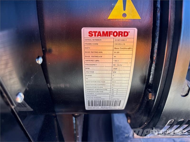 Cummins 4BTAA3.3G7 41 kW Skid-Mounted Skid Mounted Generat Diesel Generators