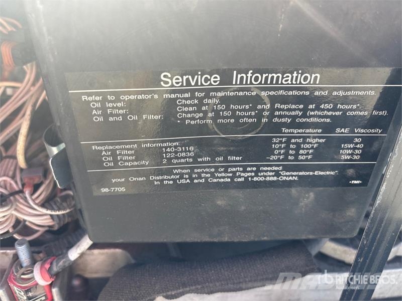 Cummins 5.5HGJAE-2131L 5.5 kW Skid-Mounted Generator Set Dieselgeneraattorit