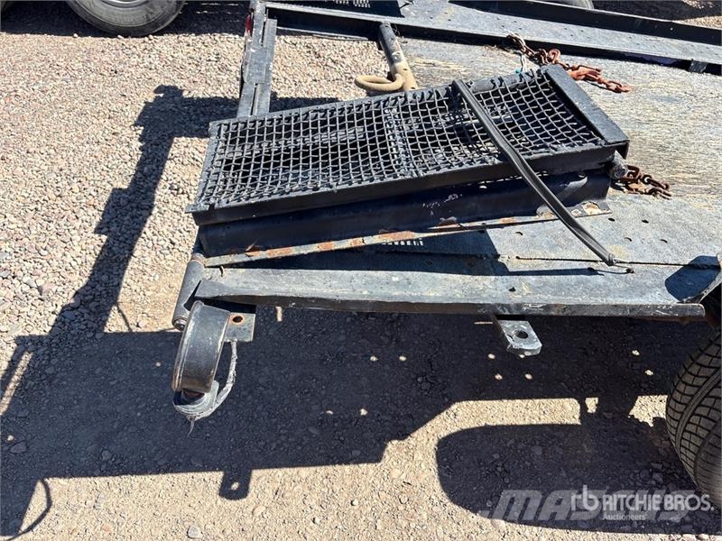  Custom Built 9 ft S/A Equipment Trailer Oprijwagen