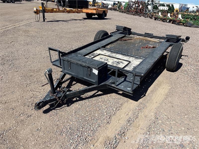  Custom Built 9 ft S/A Equipment Trailer Oprijwagen