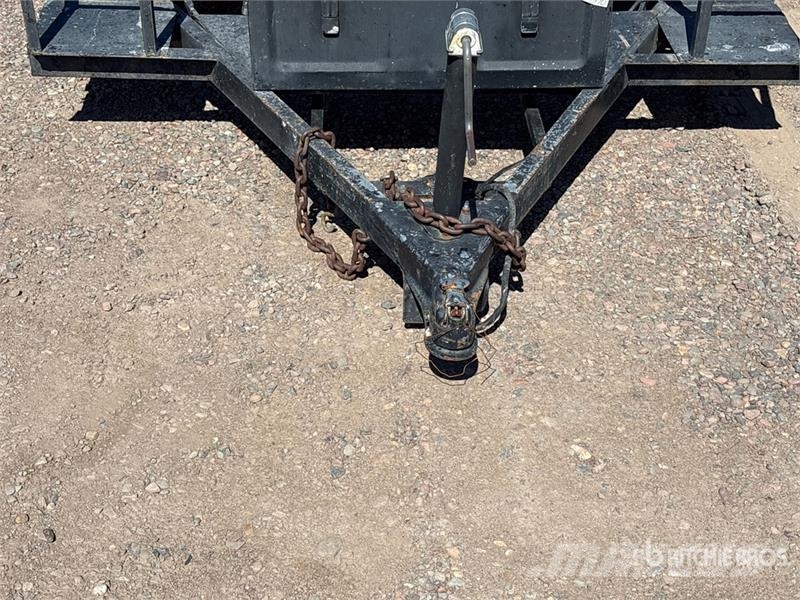  Custom Built 9 ft S/A Equipment Trailer Oprijwagen