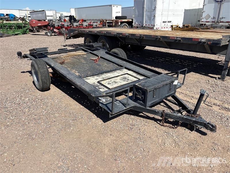  Custom Built 9 ft S/A Equipment Trailer Oprijwagen