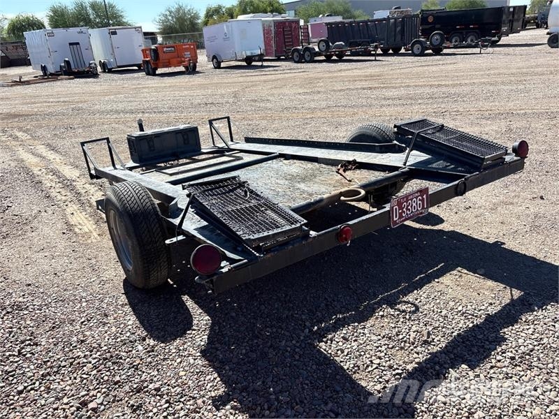  Custom Built 9 ft S/A Equipment Trailer Oprijwagen