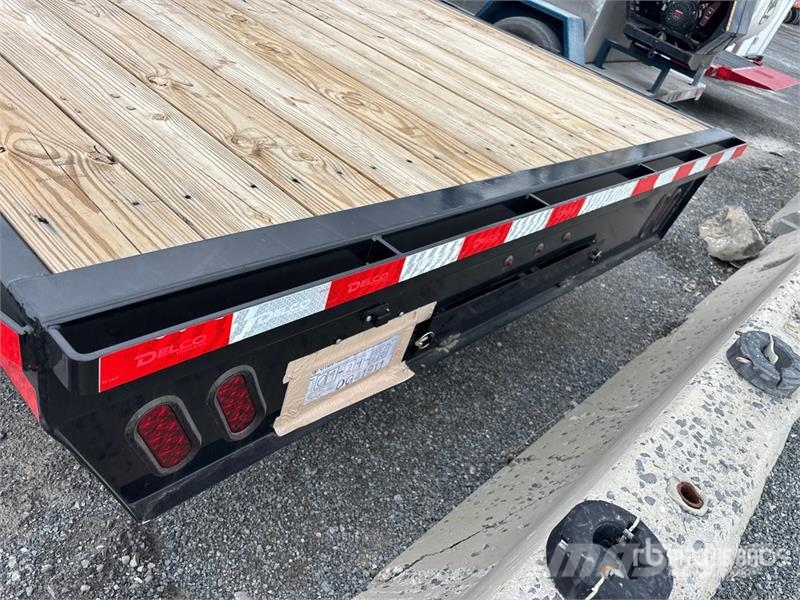 Delco 7000 lb 40 ft T/A Gooseneck Equipment Traile Remolques para transporte de vehículos