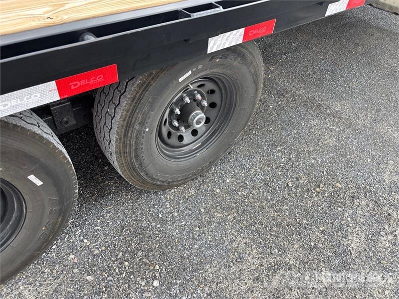 Delco 7000 lb 40 ft T/A Gooseneck Equipment Traile Remolques para transporte de vehículos