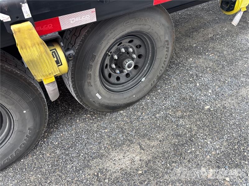 Delco 7000 lb 40 ft T/A Gooseneck Equipment Traile Remolques para transporte de vehículos