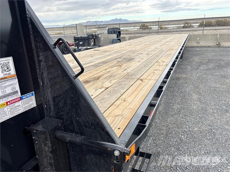 Delco 7000 lb 40 ft T/A Gooseneck Equipment Traile Remolques para transporte de vehículos