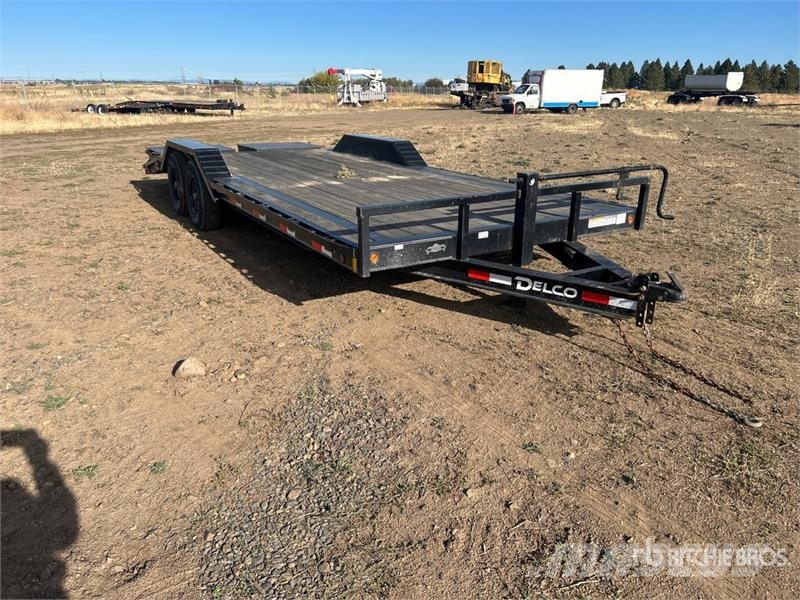  Delco C722A72ESMK 22 ft T/A Equipment Trailer Auto pārvadāšanas treileri