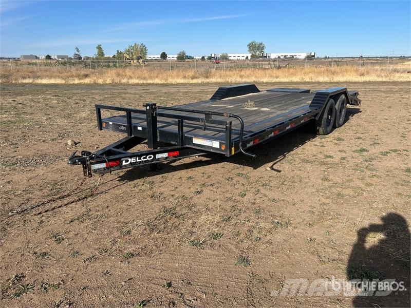  Delco C722A72ESMK 22 ft T/A Equipment Trailer Auto pārvadāšanas treileri