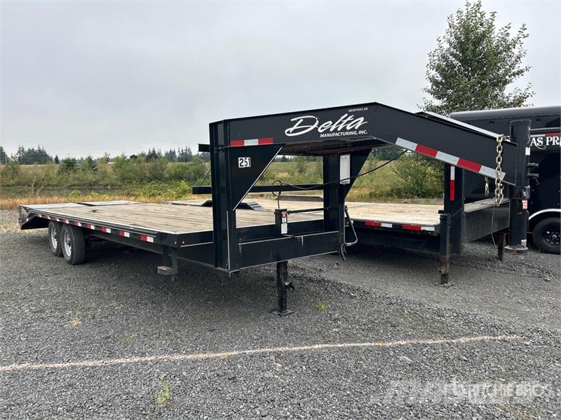 Delta 25 ft T/A Gooseneck Equipment Trailer Autotransporter prikolice