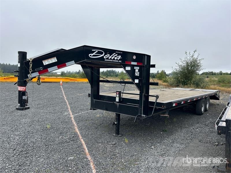 Delta 25 ft T/A Gooseneck Equipment Trailer Autotransporter prikolice