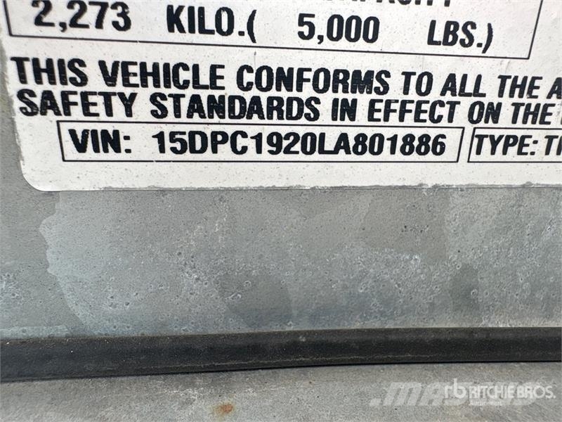 Demco AT7000P T/A 1 Car Open Car Carrier Trailer Vehicle transport semi-trailers