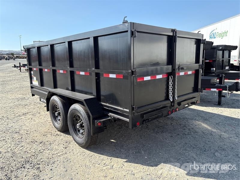  Denton 14 ft T/A Dump Utility Trailer Pašizgāzējs